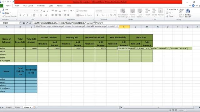 countifs Formula in excel - Sumifs function in Excel - Countifs multiple criteria - Microsoft Exce смотреть онлайн