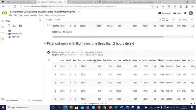pandas for nycflights13 with regex смотреть онлайн