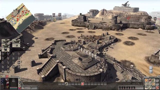 Largest German Beach SUPER FORTRESS Ever Defended! - Men of War: Robz Mod Battle Simulator смотреть онлайн