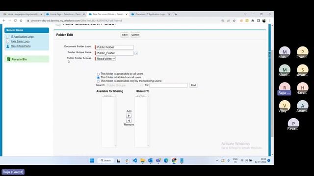 Documents and Standard Applications tutorial in salesforce Admin class-2 смотреть онлайн