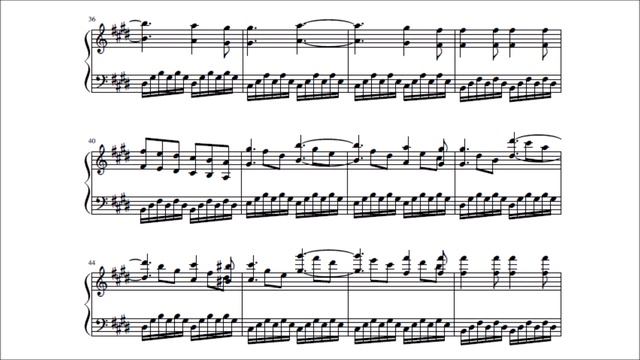 Xander Naumenko - Fantasy in C-sharp minor (audio + sheet music) смотреть онлайн