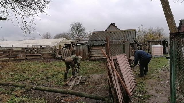 Тишина, лес, природа и мы... Что то делаем. Жизнь в деревне. смотреть онлайн
