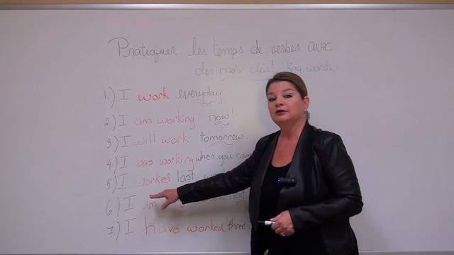 Pratiquer les temps de verbes avec des mots clés смотреть онлайн