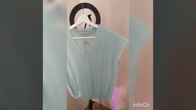 Жилет из пряжи Vitis от Dompryazhi.ru