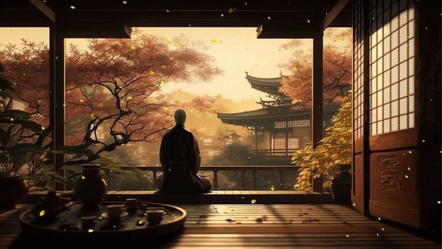 Traditional Japanese Flute Music - Meditate in the Zen Garden - Relax and Improve Sleep смотреть онлайн
