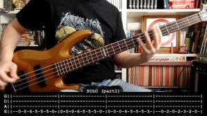 METALLICA - Enter sandman (bass cover w/Tabs & lyrics)