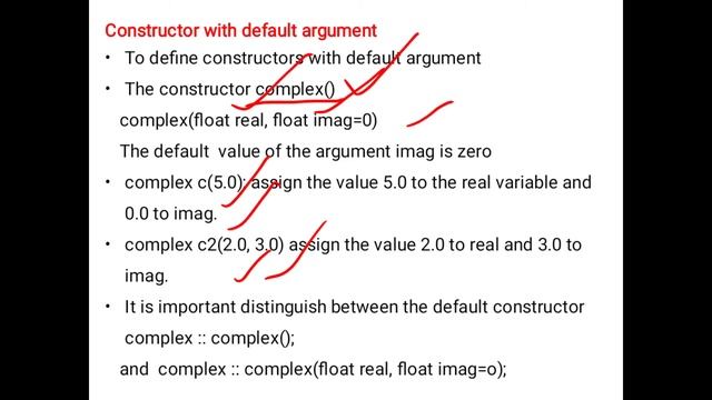 constructors with default arguments смотреть онлайн