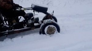 Мотоблок самоделка  4×4