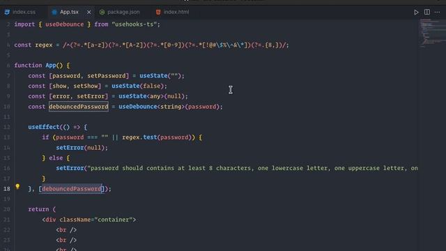 better user experince with useDebounce() смотреть онлайн