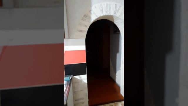 #РукоделиеотГалины Арка из гипсовой плитки. Отделка входной двери смотреть онлайн