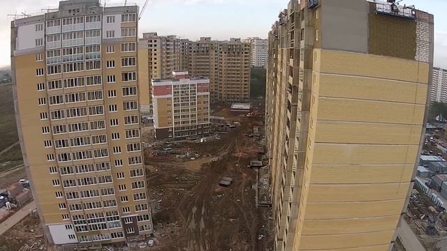 Видный берег. Сентябрь 2015. Облет стройплощадки смотреть онлайн