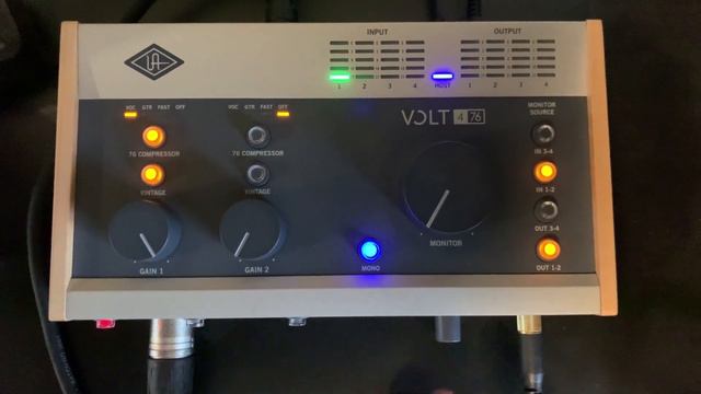 Universal Audio Volt 476 USB Audio Interface Sound Test on Vocals смотреть онлайн