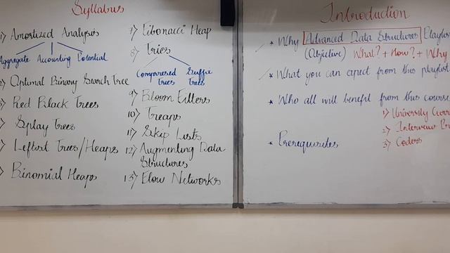 Advanced Data Structures | Introduction and Syllabus смотреть онлайн