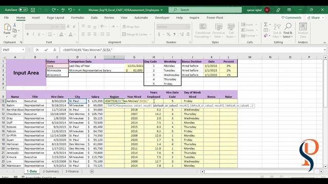 Exp19_Excel_Ch07_HOEAssessment_Employees | Exp19 Excel Ch07 HOE Employees | @MYITLABSolutions653 смотреть онлайн