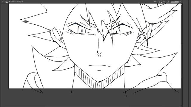 Drawing Asta From Black Clover (speed Paint)