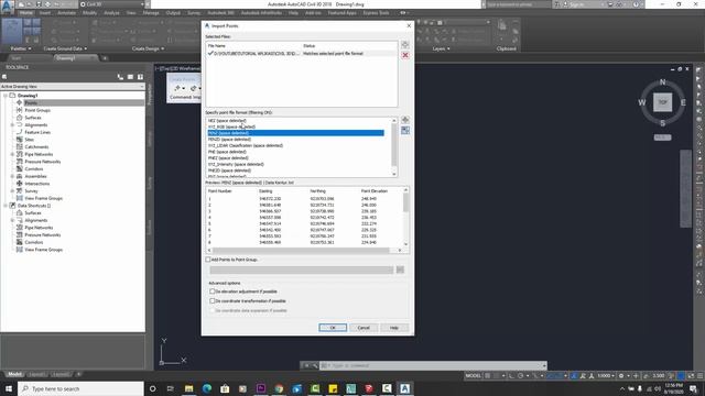 INPUT DATA KOORDINAT CIVIL 3D смотреть онлайн