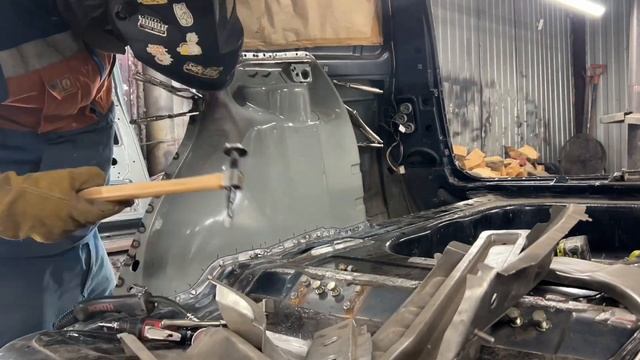 Замена заднего лонжерона и стакана Ваз 2111 смотреть онлайн