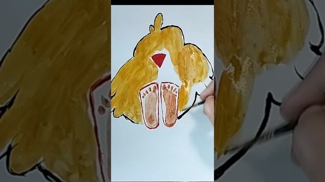 Drawing a picture of a Chick/병아리 그림 그리기/Рисование цыпленка/画一张小鸡的照片/Juja rasmini chizish. смотреть онлайн