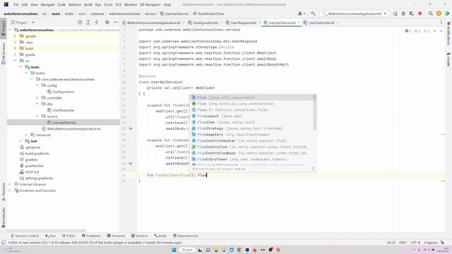 Spring WebClient With Kotlin Coroutines смотреть онлайн