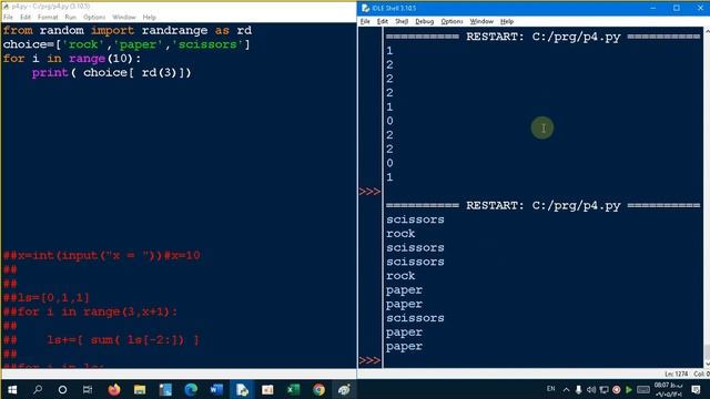 j4 q5 python rock scissers paper смотреть онлайн