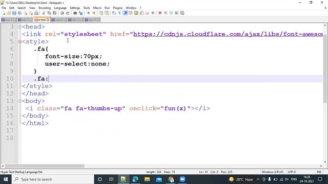 How To create Like/Dislike Thumb Using JavaScript смотреть онлайн