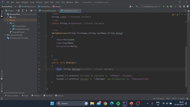 Variables in Java (local,static,instance)| Java with code gates смотреть онлайн