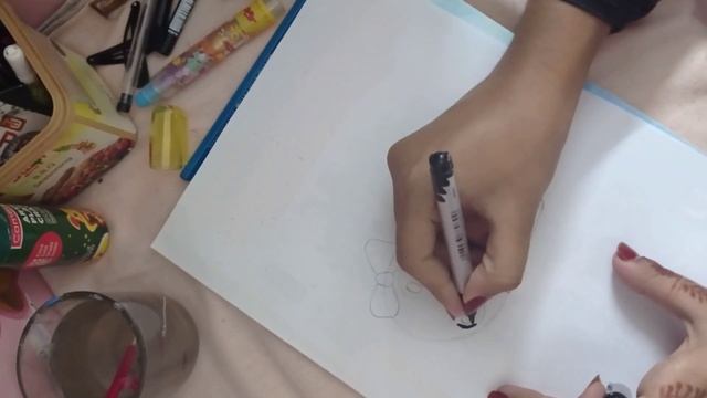 Kaktus Sticker-Kawail cute Easy Drawing clipart смотреть онлайн