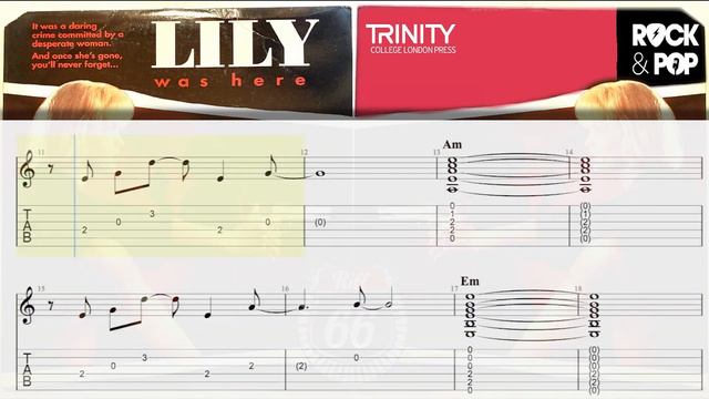 Lily Was Here | Trinity Rock and Pop Initial Guitar Backing Track. смотреть онлайн