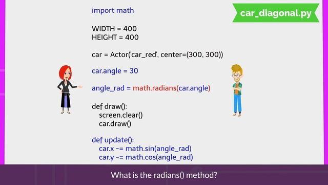 5. How to Move Car Diagonally | Chapter 10.1: Driving Car in Pygame Zero смотреть онлайн