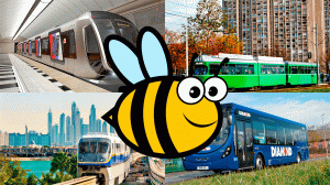 Какой бывает городской транспорт? Обучающее видео для детей.#1