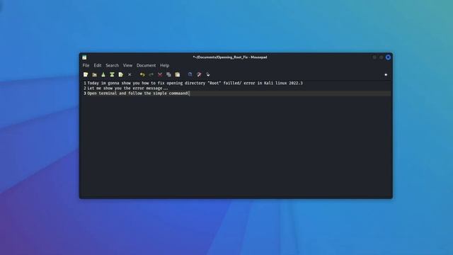Cannot Open Directory 