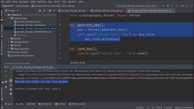 Mastering Python for Networking and Security - Second Edition | 14. Cryptography and Steganography смотреть онлайн