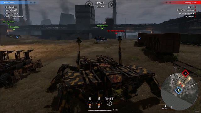 Crossout - Epic Victory - Mandrake Carry Clanwars 3600+ total points смотреть онлайн