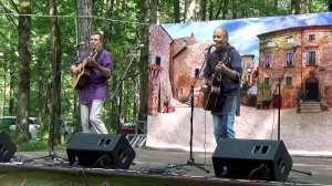 Дуэт "ДА ДА" С. Дадухин, Ф. Давыдов, менестрельник 2016, день города Обнинска