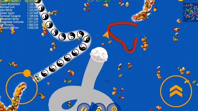 Worms Zone Magic Super Trap - Review Snake Skin Dracula Halloween - Snake Games смотреть онлайн