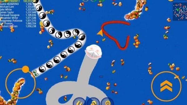 Worms Zone Magic Super Trap - Review Snake Skin Dracula Halloween - Snake Games