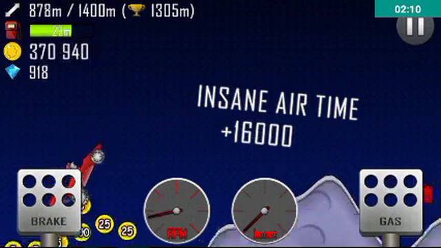 Hill climb racing: Гоночная машина в луне смотреть онлайн