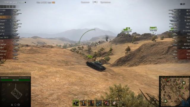 WOT: El Hallouf - Bat Chatillon 25 t - 5 frags смотреть онлайн