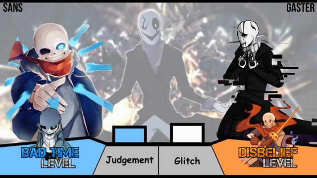 Sans VS Gaster Power Levels смотреть онлайн