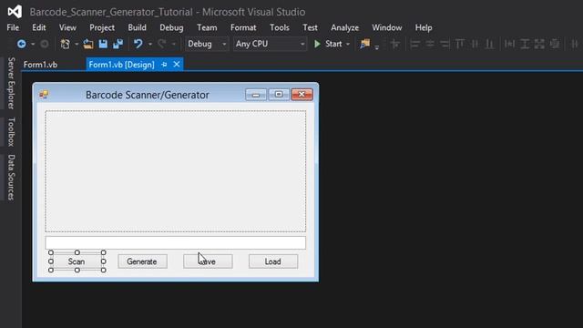 Barcode Generator & Scanner in VB 2015 смотреть онлайн