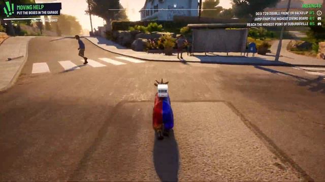 Goat Simulator 3 Moving Help смотреть онлайн