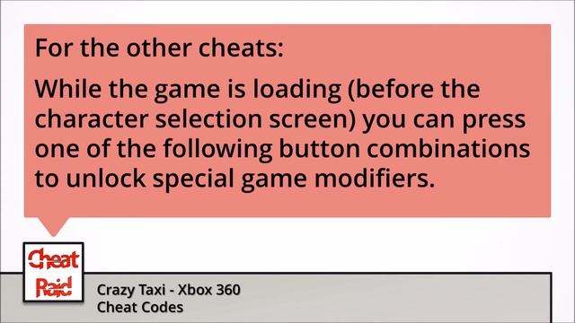 Crazy Taxi Cheat Codes | Xbox 360 смотреть онлайн
