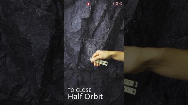 Half Orbit №11 Нож бабочка трюки среднего уровня balisong shortstop trick #shorts смотреть онлайн