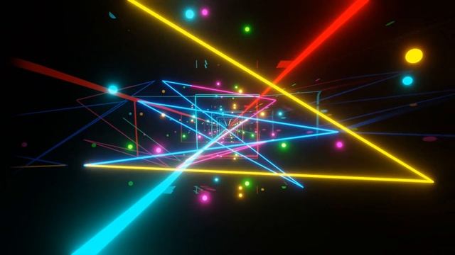 ? VJ Loops Seamless Infinite [ NEON ] Lines Background Video In 4K