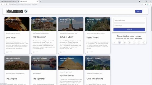 Full Stack MERN Project - Pagination & Search | React + Redux, Node, Express, MongoDB смотреть онлайн