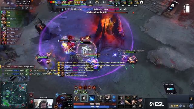 TEAM SPIRIT vs BetBoom Team - GROUP STAGE 2 - DREAMLEAGUE SEASON 22 DOTA 2 смотреть онлайн