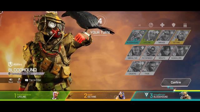 Apex Legends (Android) - Bloodhound & Lifeline Gameplay - Random Squads - Dual Wins смотреть онлайн