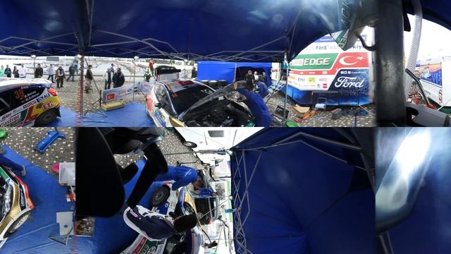 360° Video // Castrol Ford Team Türkiye // 2017 Azores Airlines Rallye Service Park смотреть онлайн