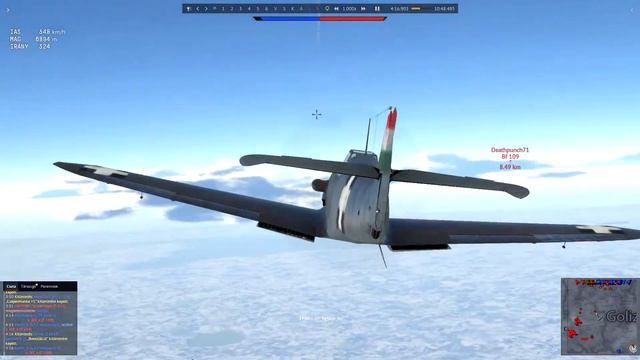 War Thunder: Bf 109 F4 - Dont ask it how смотреть онлайн