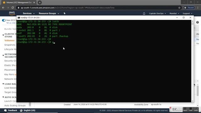 How to modify and extend an EBS volume in AWS | Resizing in Live EC2 | AWS | DevOps смотреть онлайн